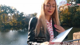 Notgeile Blonde Deutsche am See: Heißer Outdoor-Sex mit Ekstase